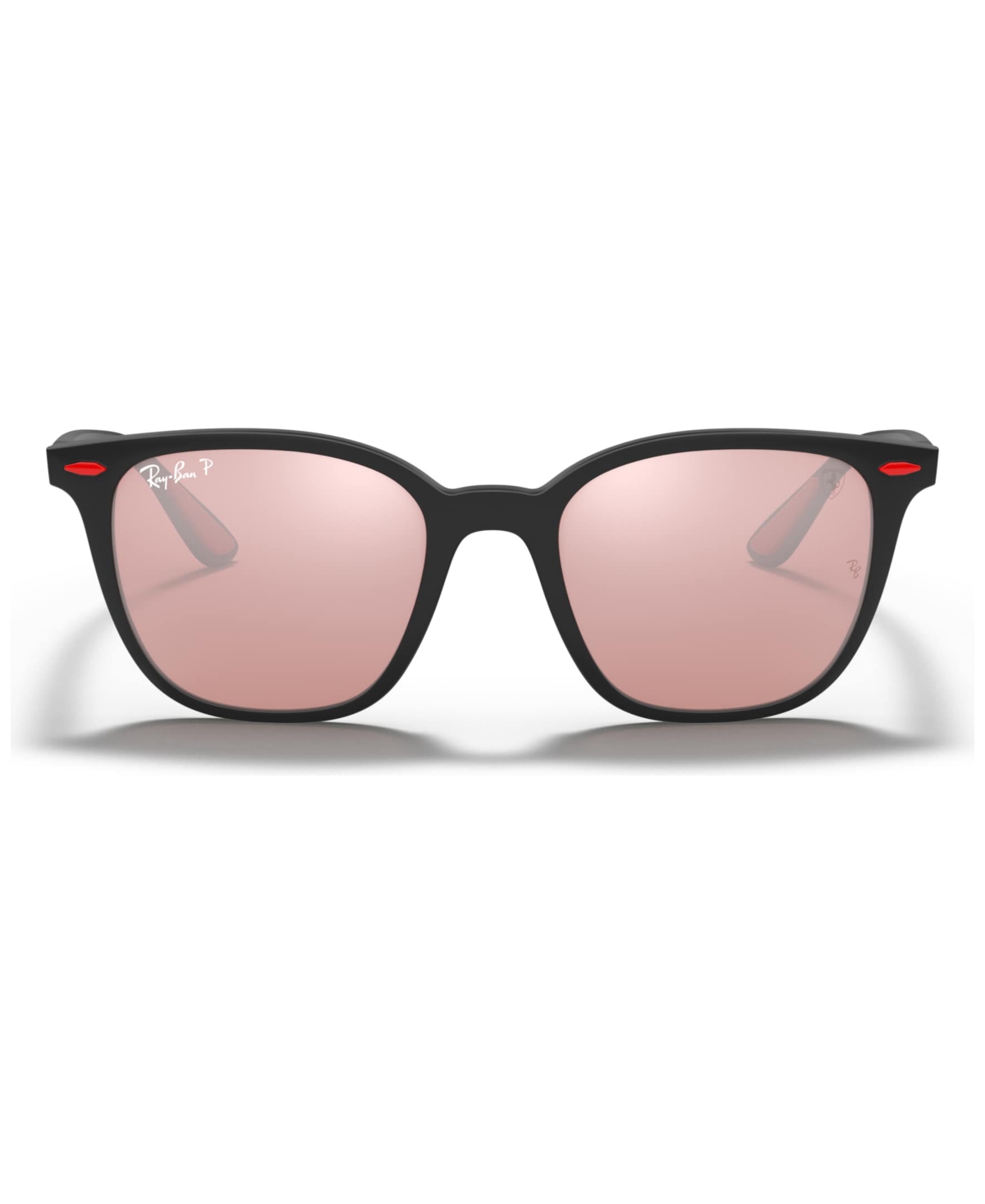 Ray-Ban Men's Polarized Sunglasses, RB4297M Scuderia Ferrari Collection 51 -PURPLE MIR SILVER POLAR