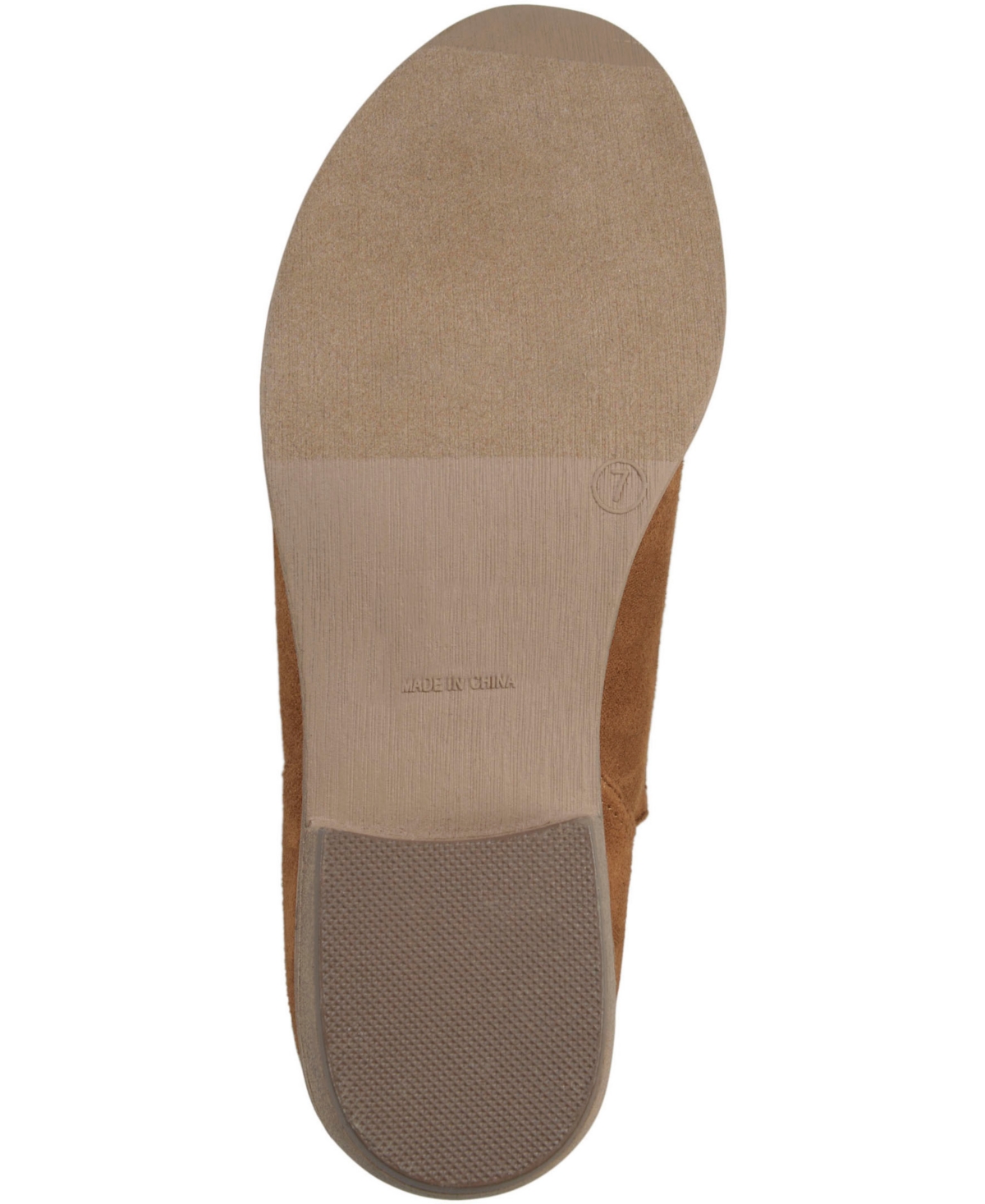 Shop Journee Collection Women's Rimi Notched Ankle Stacked Heel Booties In Cognac