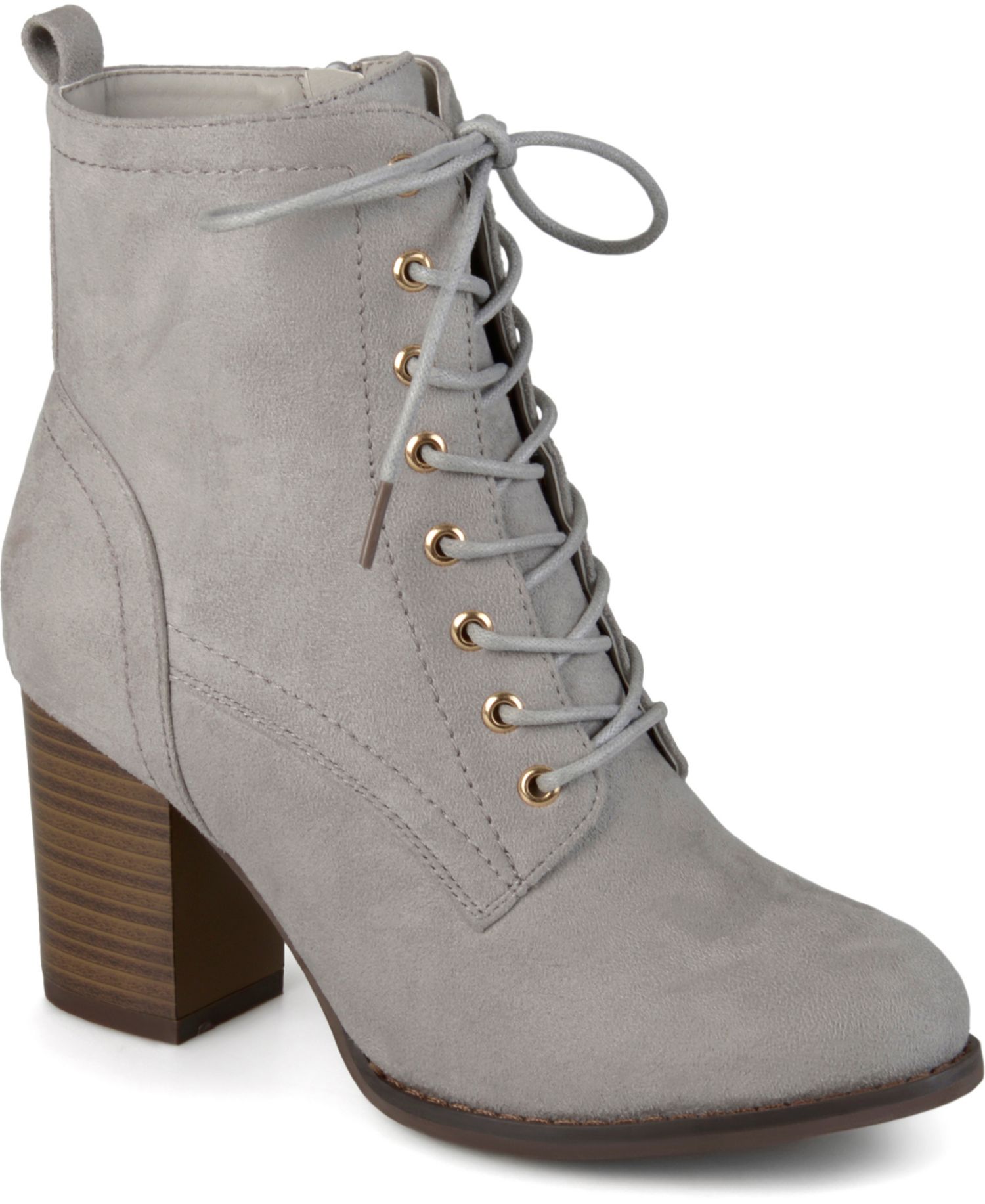 Women's Baylor Lace Up Stacked Heel Booties
