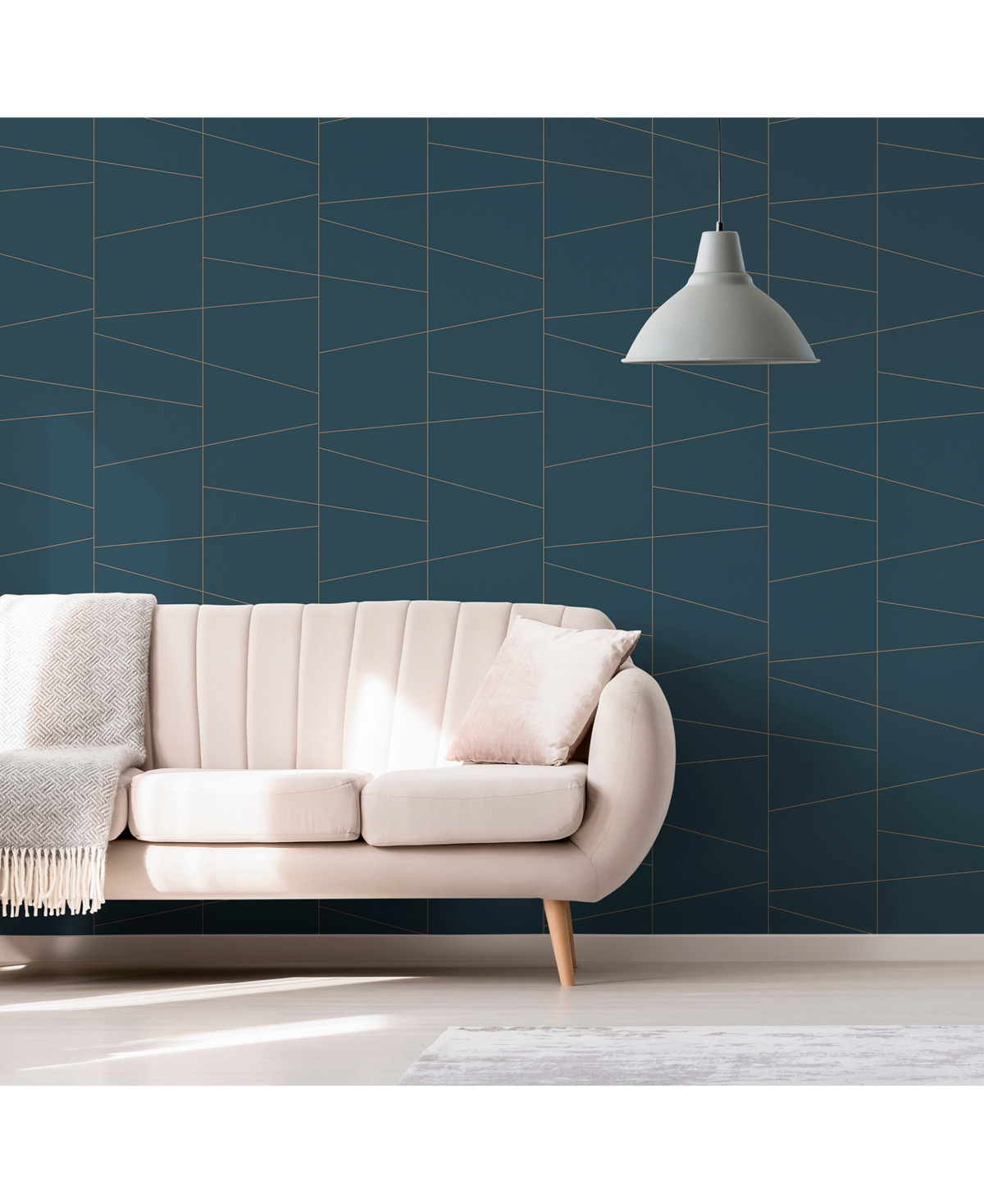 Brewster Home Fashions Fairmont Deco Fracture Wallpaper - 396" x 20.5" x 0.025"