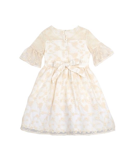 Laura Ashley Embroidered Mesh Dress Reviews All Girls Dresses