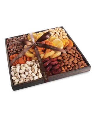 Torn Ranch Fruit & Nut Rose Gift Tray - Macy's