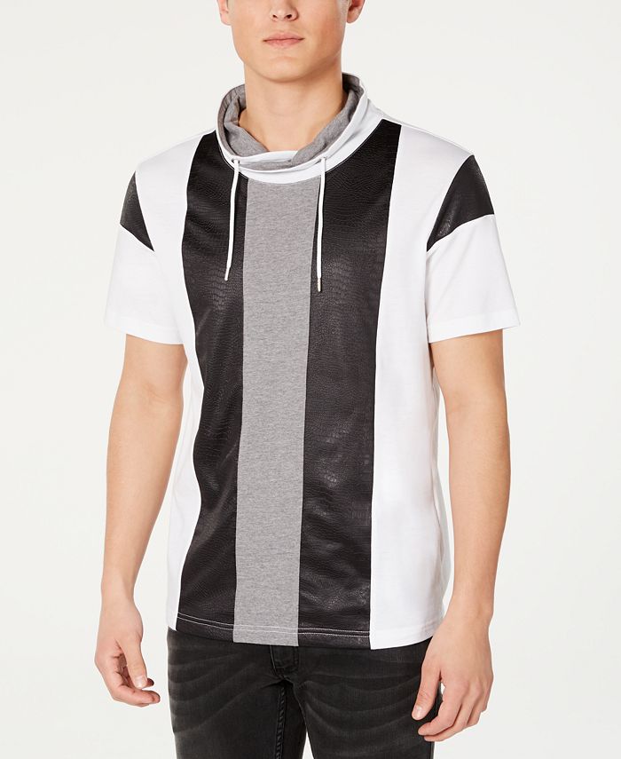 Inc men's colorblocked hooded sweater clearance