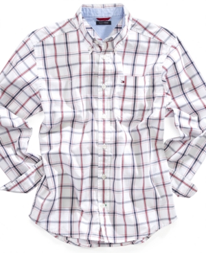 Tommy Hilfiger Little Boys Cotton Plaid Shirt, Little Boys 2-7