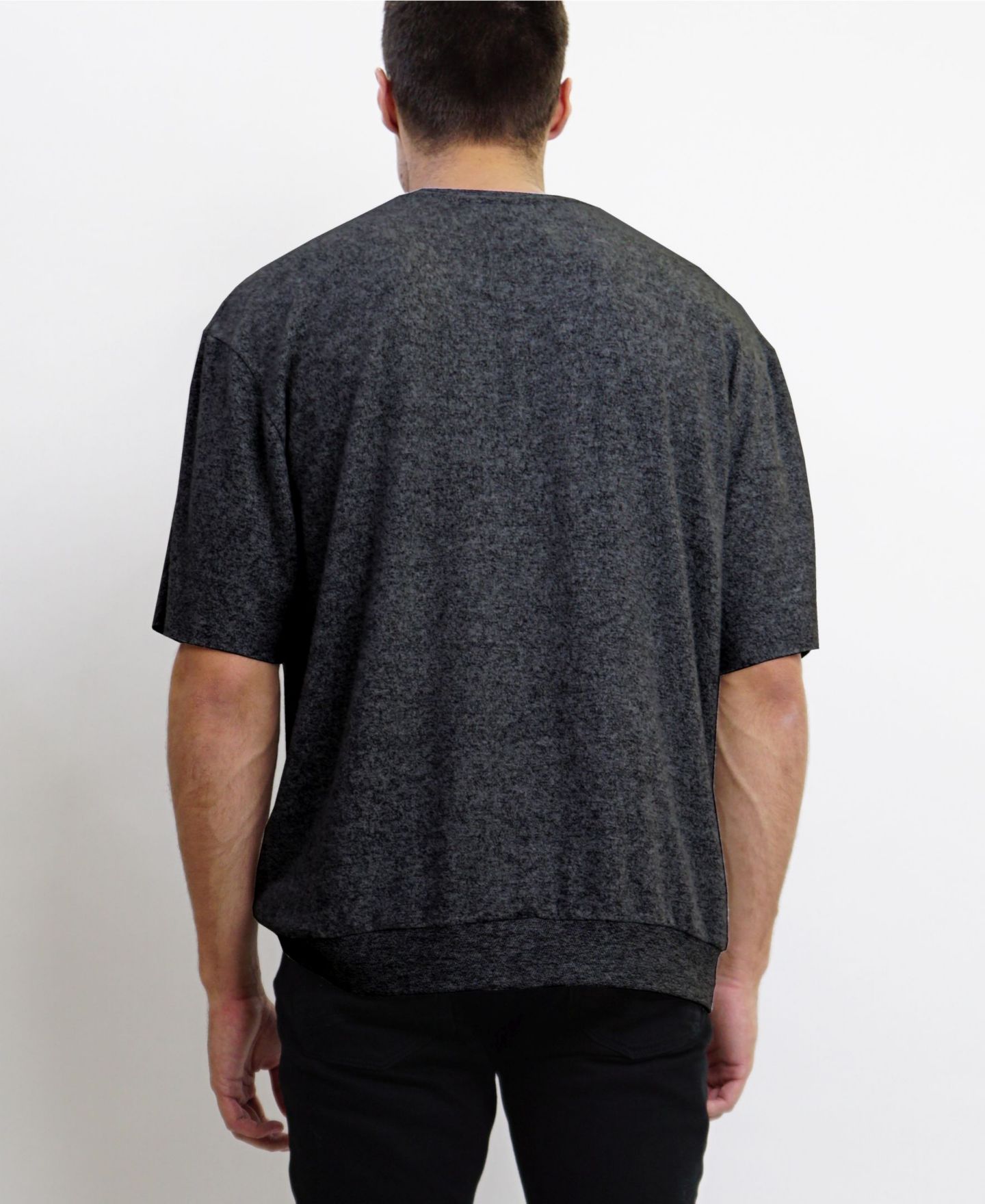 Мужская футболка COIN 1804 Ultra Soft Lightweight Short-Sleeve Pocket, цвет: Угольный — фото 3