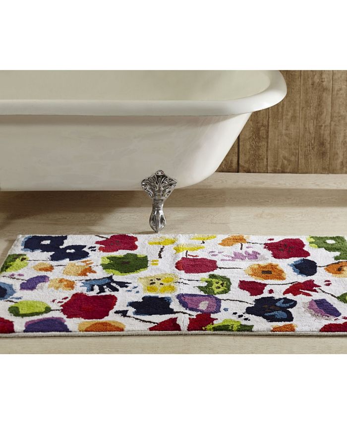 Better Trends Picasso Floral Bath Rug Macy's