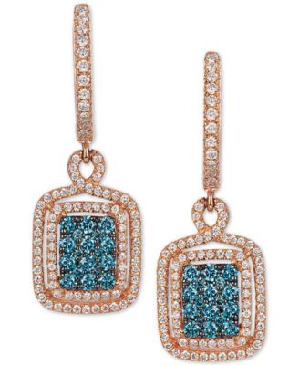 EFFY Collection - Diamond Drop Earrings (3/4 ct. t.w.) in 14k Rose Gold
