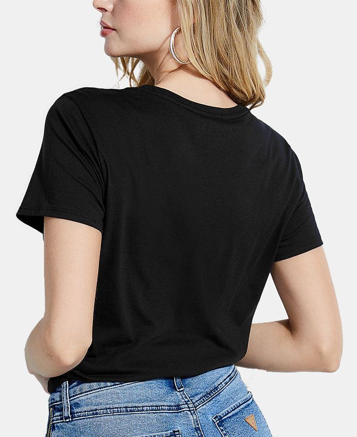 GUESS Sequin Graphic T-Shirt - Macy's