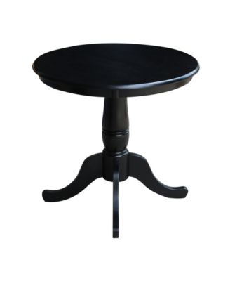 30" Round Top Pedestal Table- 28.9"H