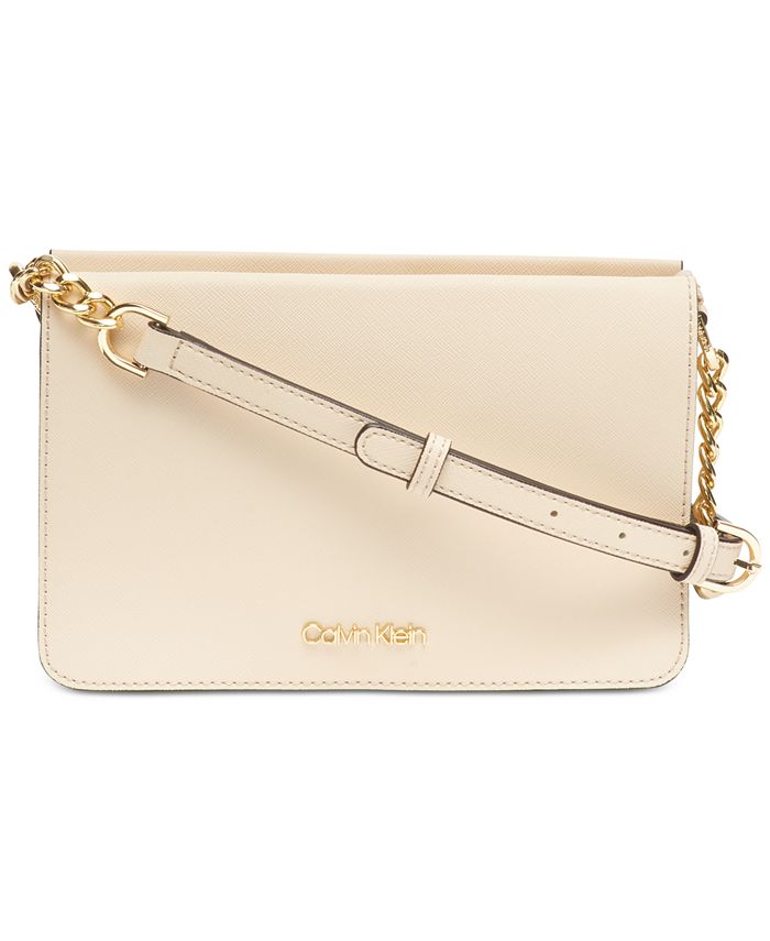 Calvin Klein Hayden Leather Crossbody & Reviews - Handbags & Accessories -  Macy's