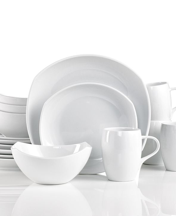 Dansk Dinnerware, Classic Fjord White 16 Piece Set, Service for 4