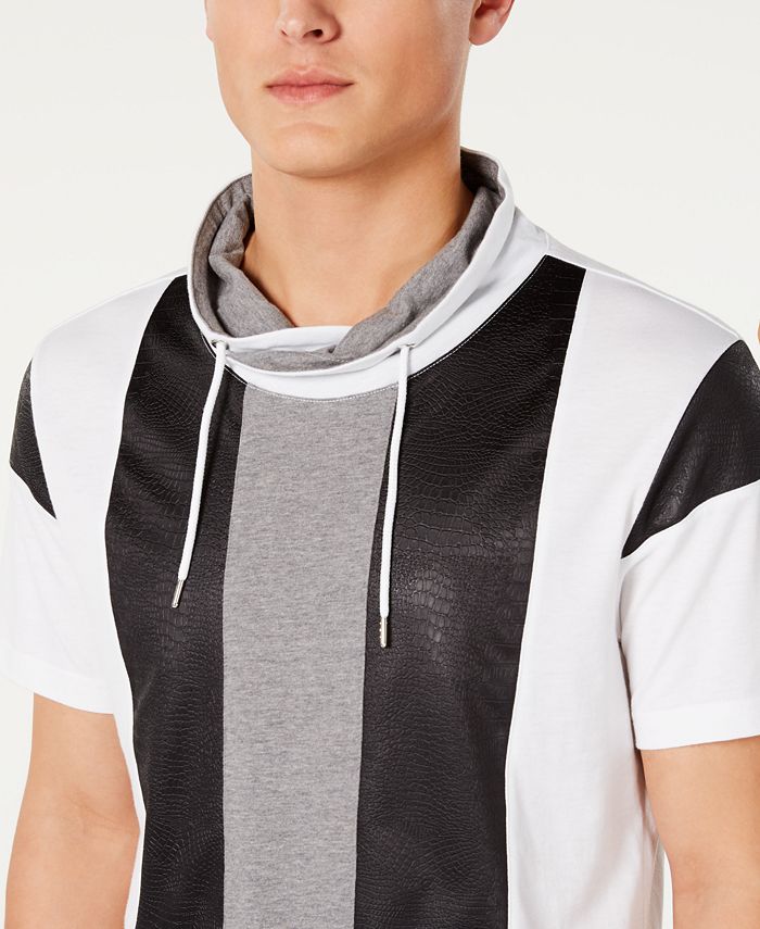 Inc men's colorblocked hooded sweater clearance