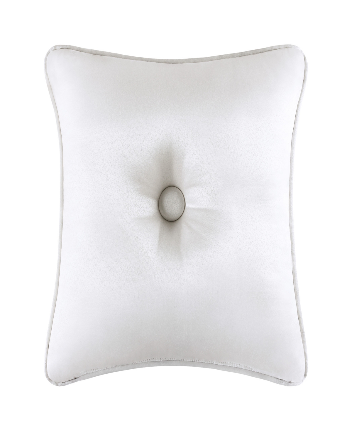 Five Queens Court Mackay Decorative Pillow, 16" X 16" Bedding In White