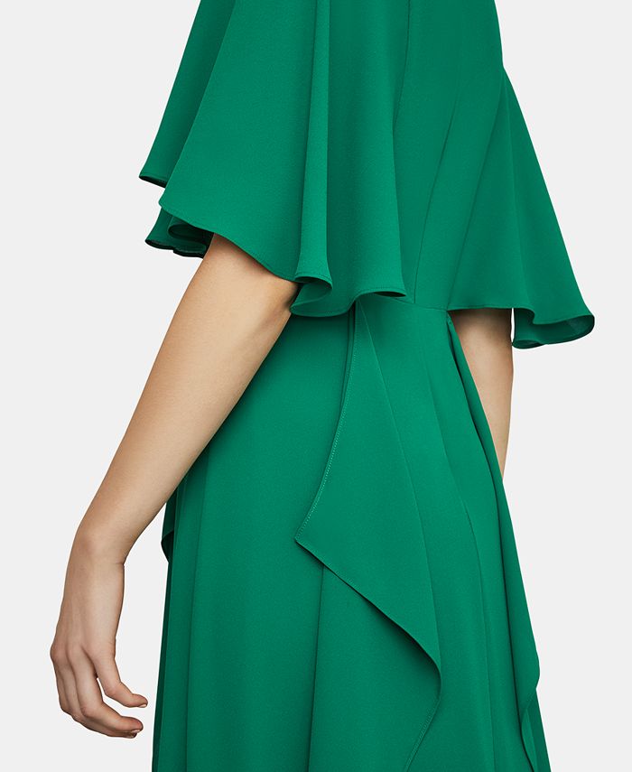 BCBGMAXAZRIA Ruffled Georgette Maxi Dress - Macy's