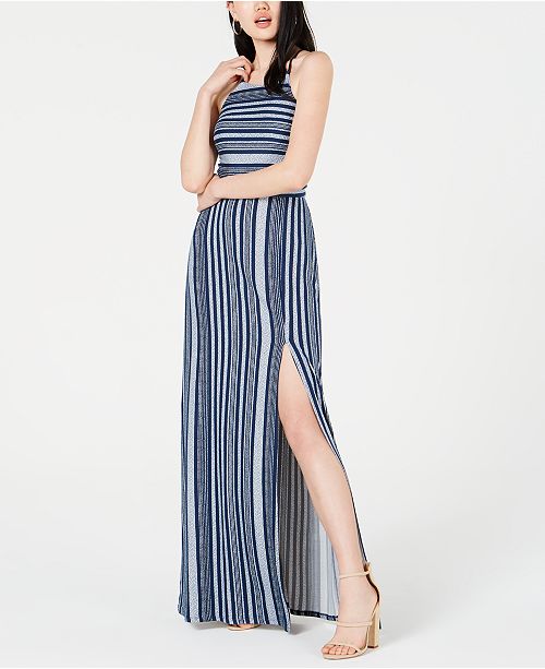 Bcx Juniors Striped Maxi Dress Reviews Dresses Juniors