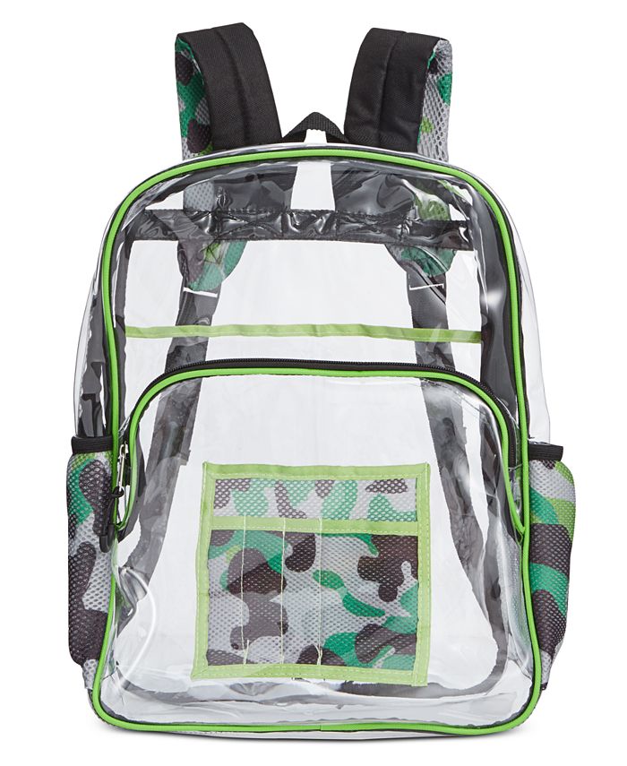 Macy's best sale clear backpack