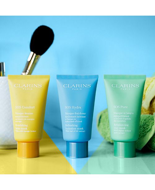 Clarins Sos Comfort Nourishing Balm Mask 2 3 Oz Reviews Skin