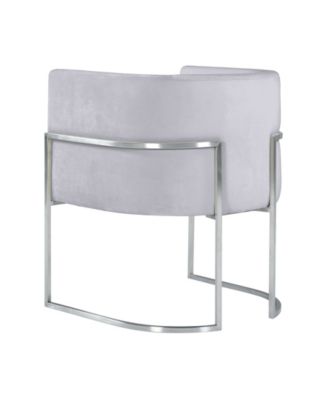 Giselle Dining Chair - Silver Frame