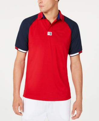Tommy Hilfiger - Men's Bluth Custom-Fit Moisture-Wicking Colorblocked Polo