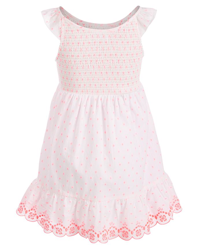 Epic Threads Toddler Girls Dot-Print Smocked Dress, Created for Macy's ...