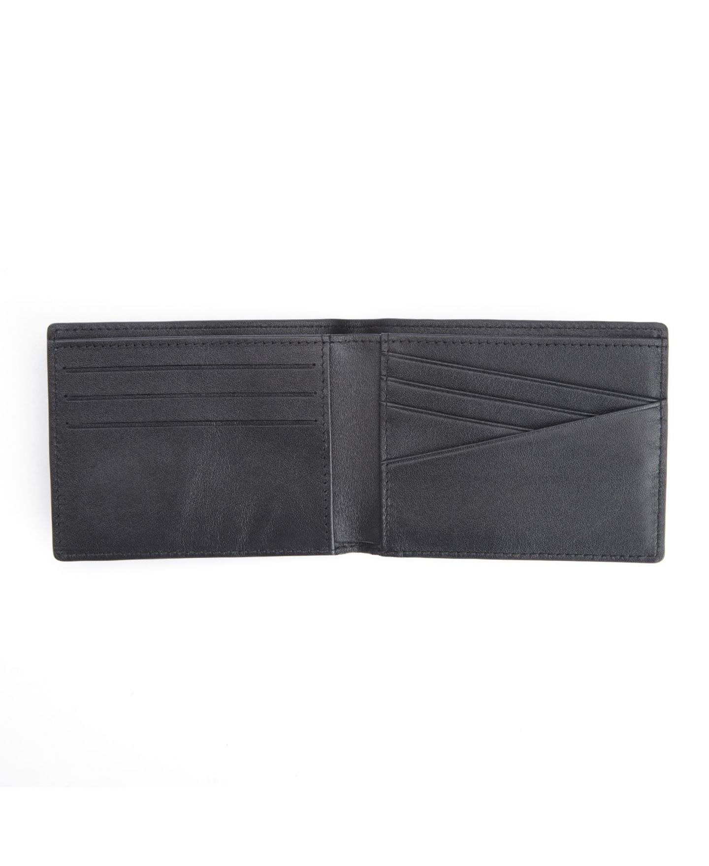 Мужской кошелёк ROYCE New York RFID Blocking Slim Bifold Wallet, цвет: Чёрный — фото 3