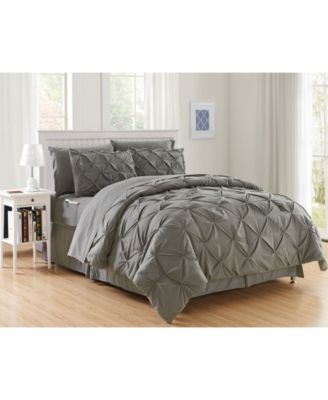 Elegant Comfort Pintuck 8-Pc. Comforter Set, Twin/Twin XL