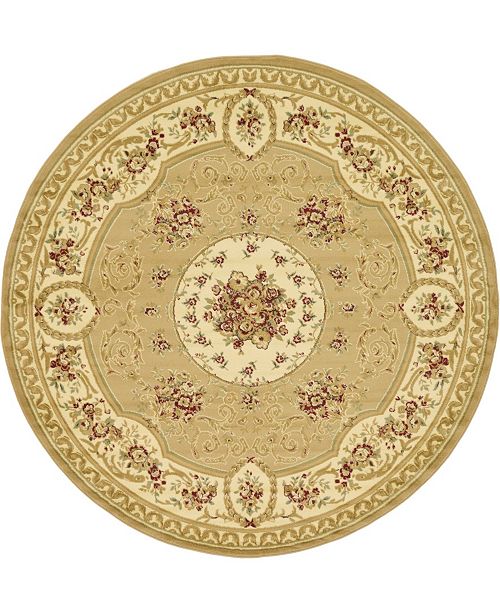 Bridgeport Home Belvoir Blv4 Tan 8 X 8 Round Area Rug Reviews Rugs Macy S