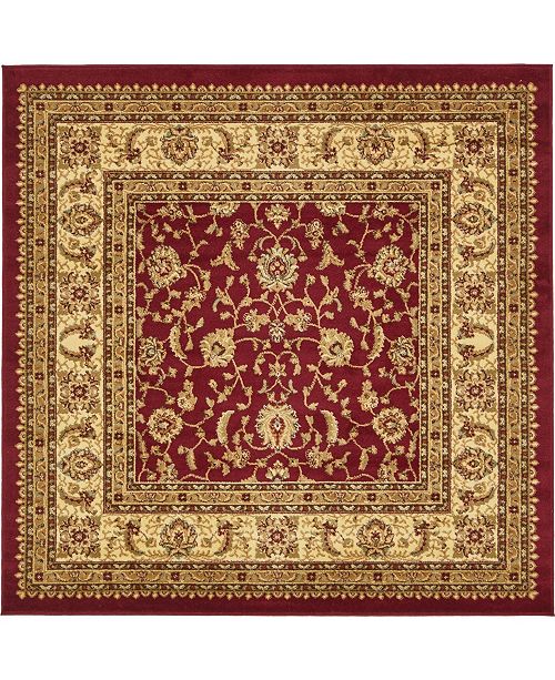 Bridgeport Home Passage Psg4 Red 6 X 6 Square Area Rug Reviews Rugs Macy S