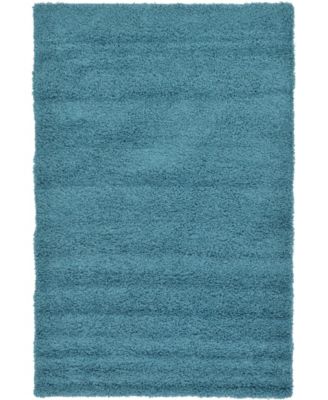 Solid Shag SS1 5' x 8' Area Rug