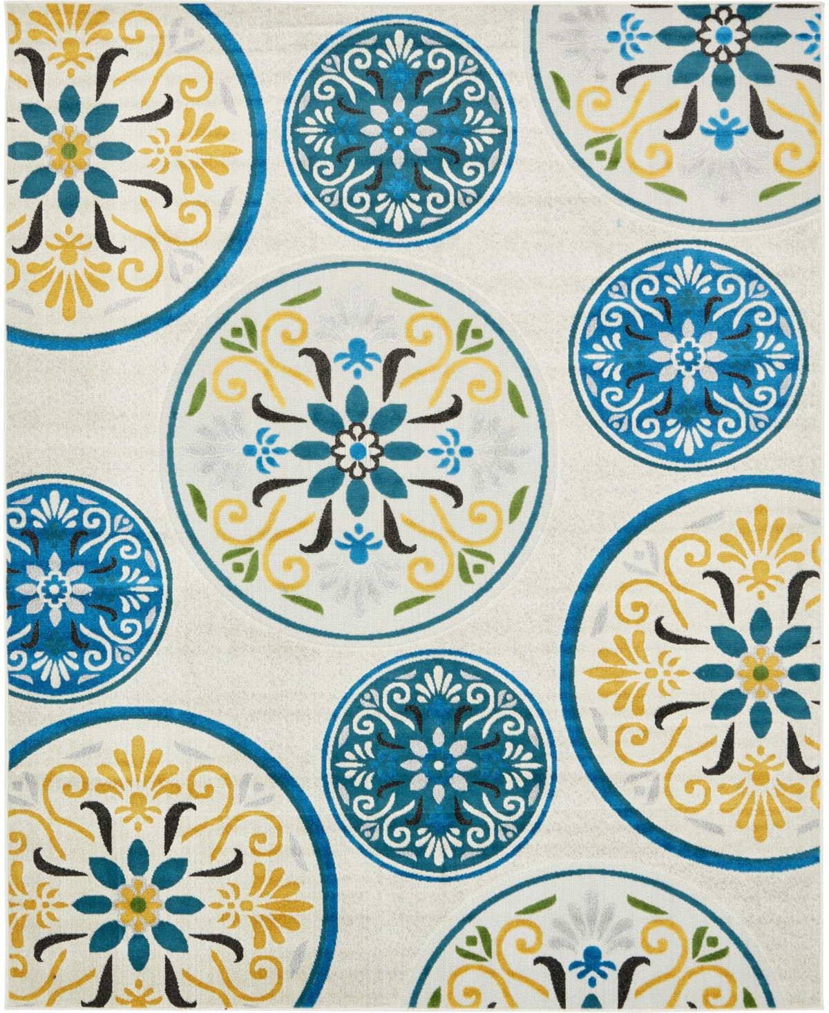 Bayshore Home Outdoor Pashio Pas4 8' x 10' Area Rug - Ivory