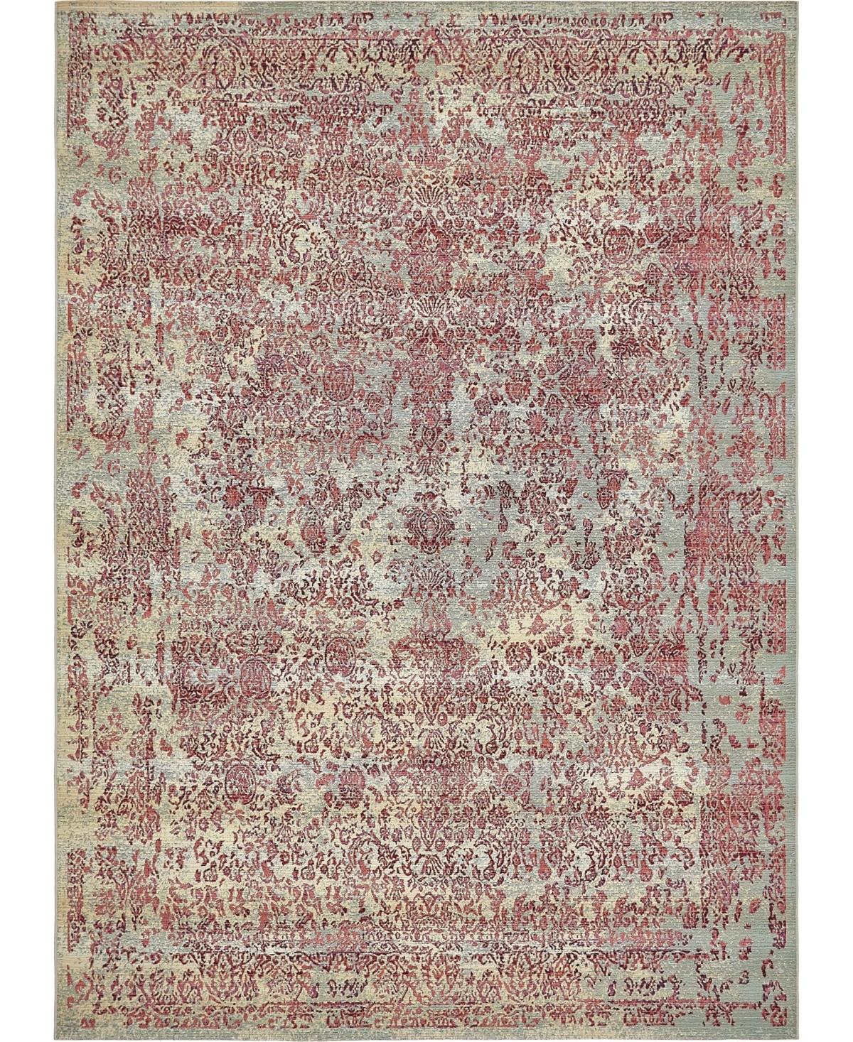 Bayshore Home Outdoor Pashio Pas6 8' x 11' 4in Area Rug - Red