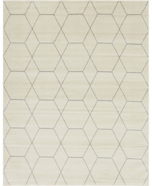Bridgeport Home Plexity Plx1 Ivory 8' x 10' Area Rug