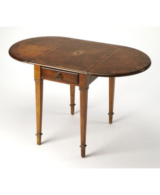 Butler Glenvw Burl Pembroke Table