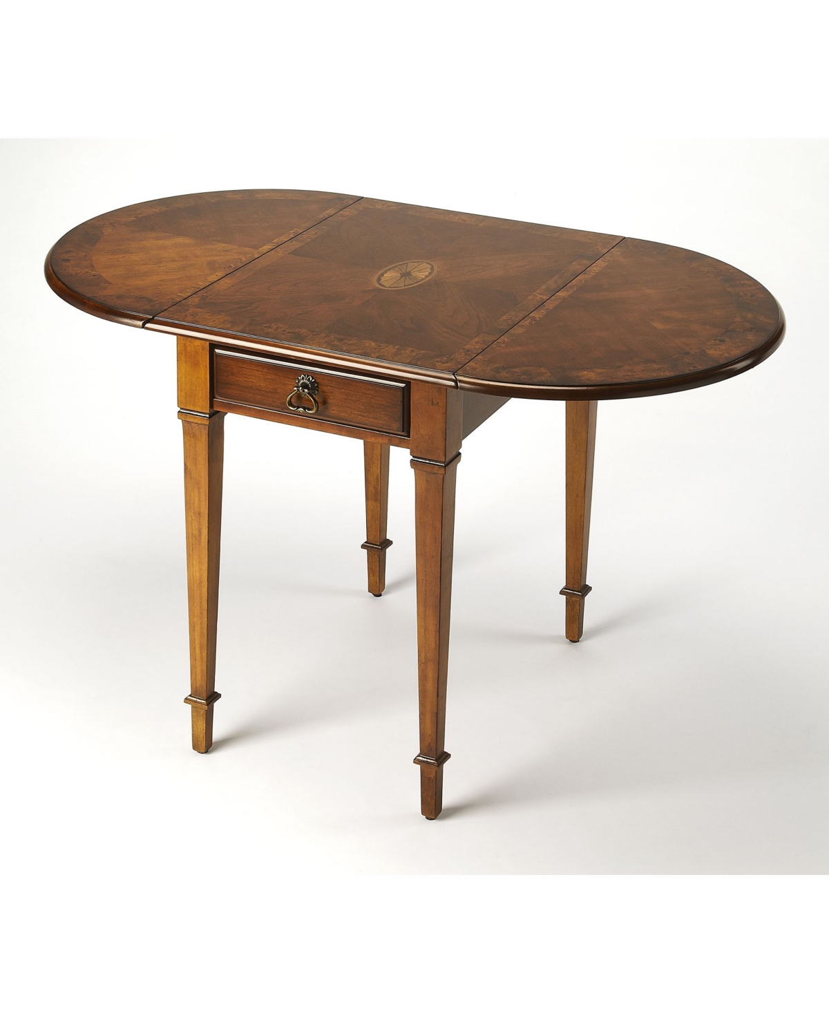 Butler Glenvw Burl Pembroke Table
