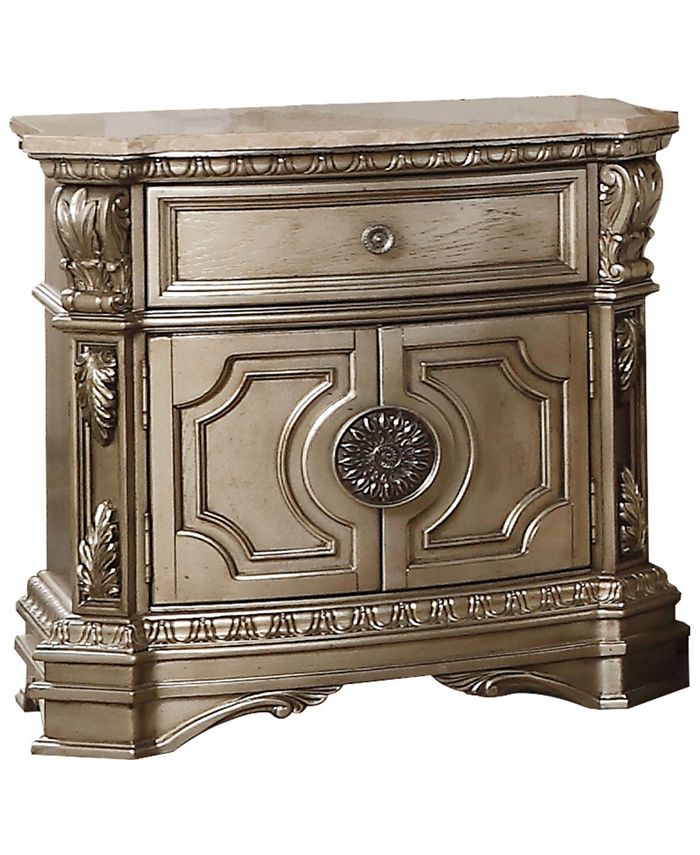 Acme Furniture Northville Nightstand with Marble Top Macy's