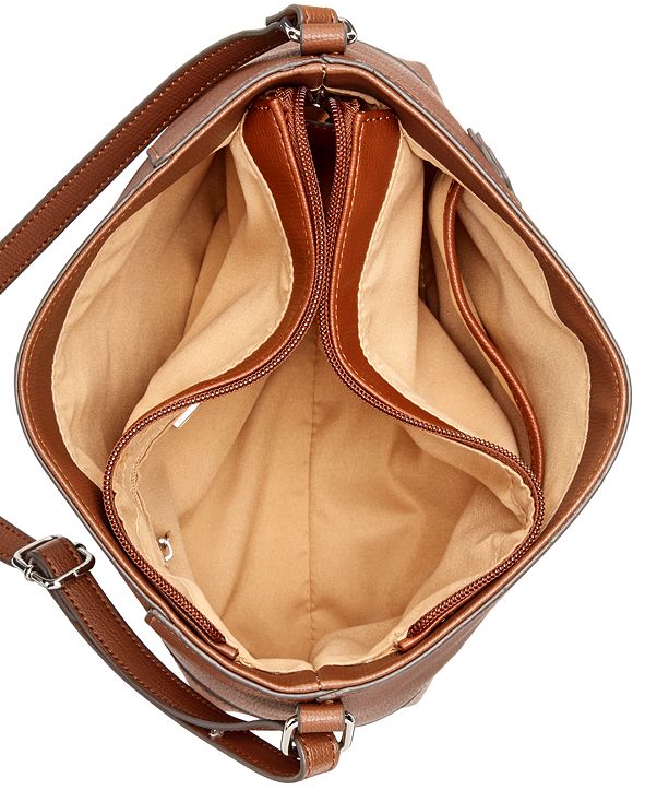 Giani Bernini Saffiano Flower Crossbody, Created for Macy's & Reviews