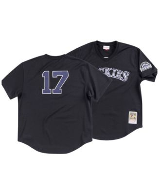 Mitchell & Ness Men's Todd Helton Colorado Rockies Authentic Mesh Batting  Practice V-Neck Jersey - Macy's