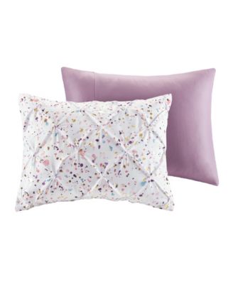 Abby Pintucked Metallic 4-Pc. Comforter Set, Twin/Twin XL