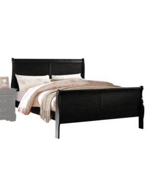 Acme Furniture Louis Philippe Queen Bed In Black