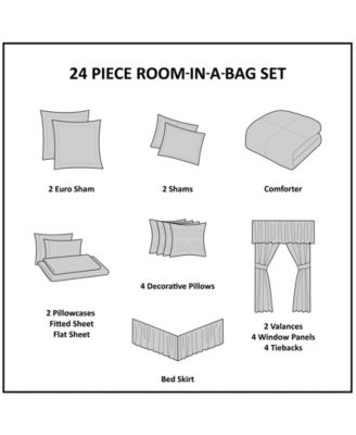 Joella 24-Pc. Room-in-a-Bag, Queen