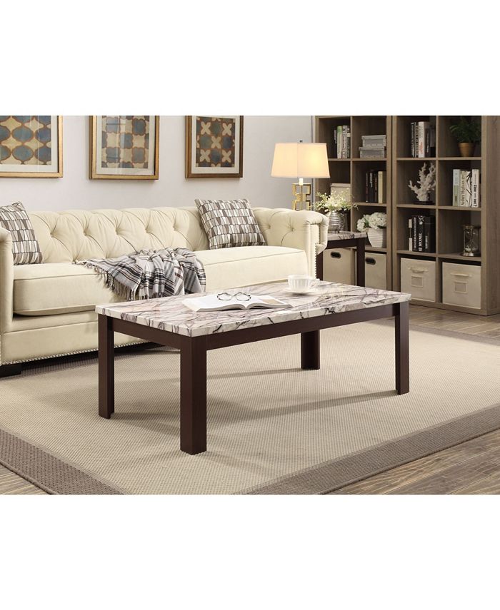 Acme Furniture Carly 3Piece CoffeeEnd Table Set Macy's