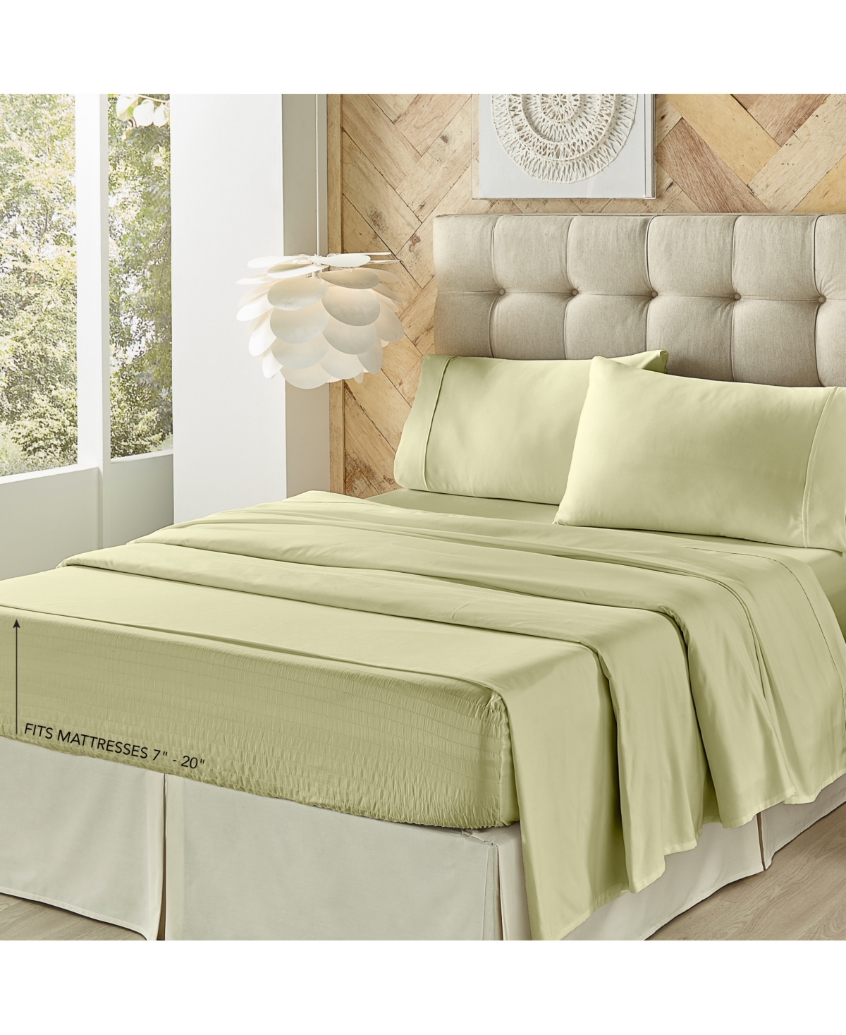 J Queen New York Royal Fit Microfiber Sheet Set, Full