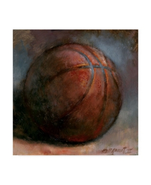 Trademark Global Hall Groat Ii 'basketball' Canvas Art In Multi