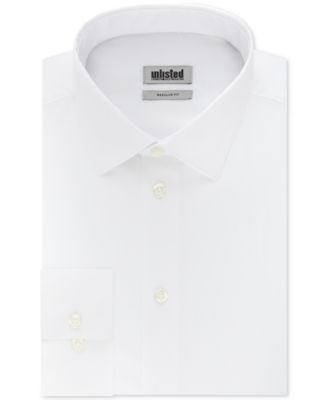 Kenneth Cole Unlisted Men's Classic/Regular-Fit Solid Dress Shirt - Macy's