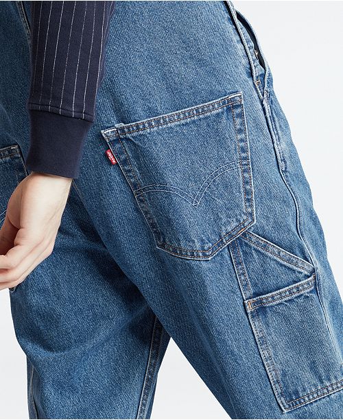 levis denim overalls mens