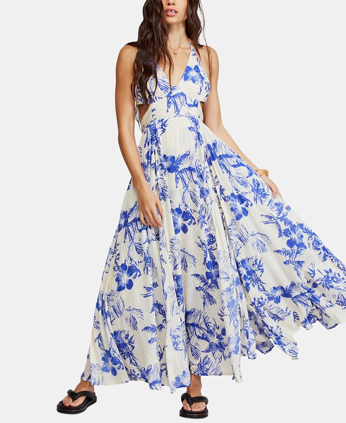 Free people lille sale printed maxi dress