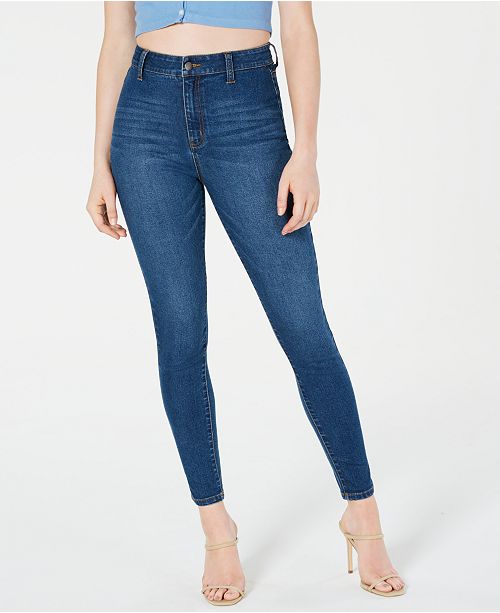 Tinseltown Juniors' HighRise Skinny Ankle Jeans & Reviews Jeans