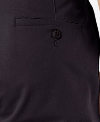 Men's Signature Lux Cotton Athletic Fit Stretch Khaki Pants 