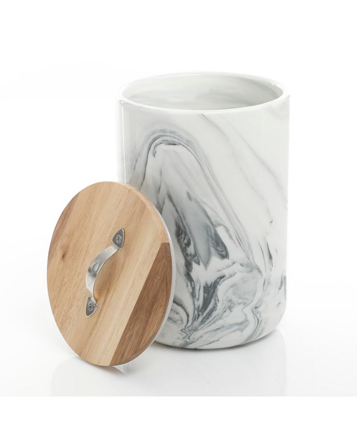Gibson Laurie Gates Marble Look Large Canister Macy's