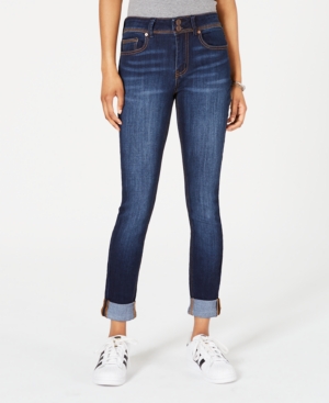image of Indigo Rein Juniors- Cuffed Skinny Ankle Jeans